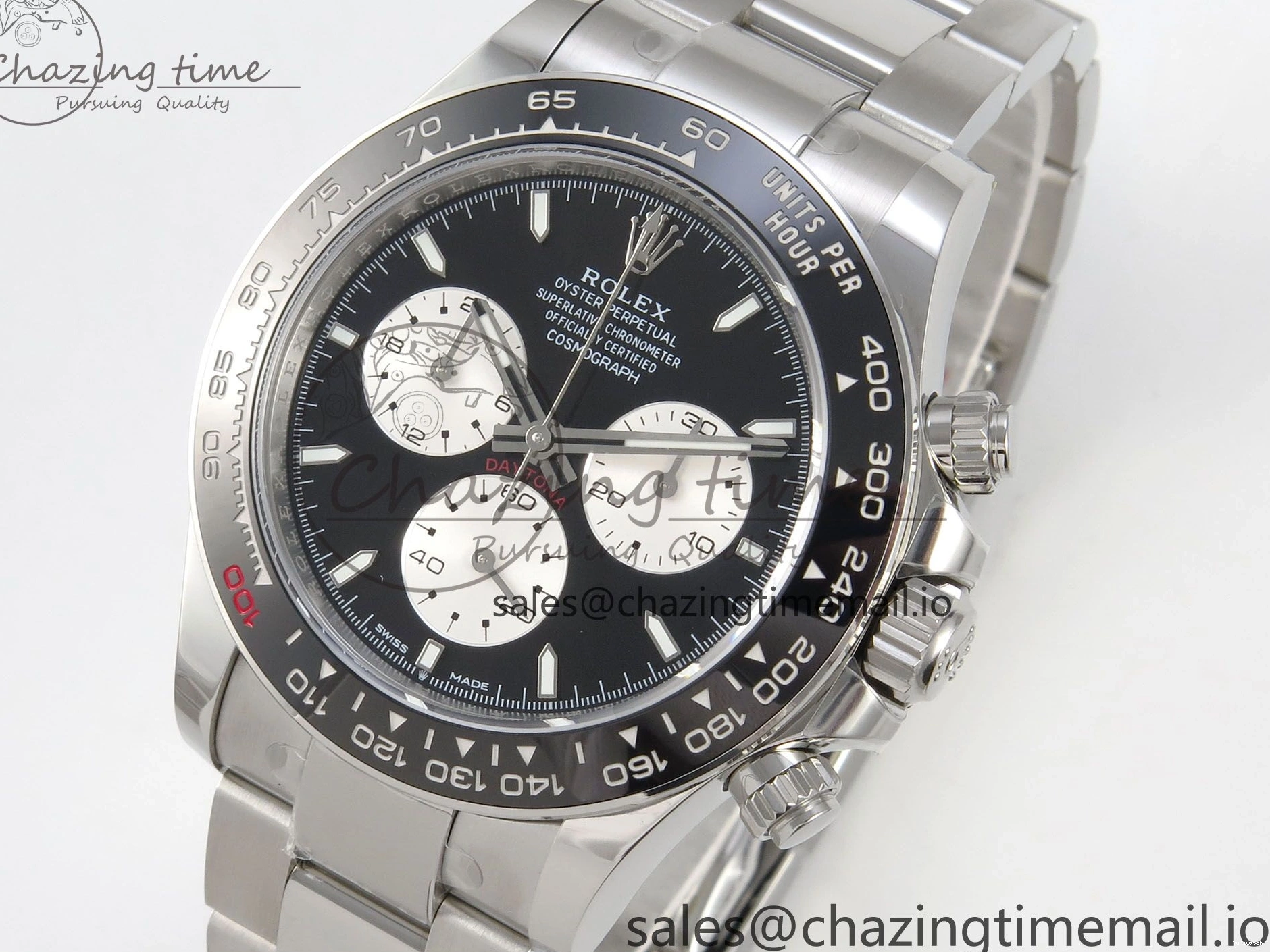 on SH4132 1:1 126529 THBF Daytona Edition Le Mans Best SS Bracelet 904L 0521